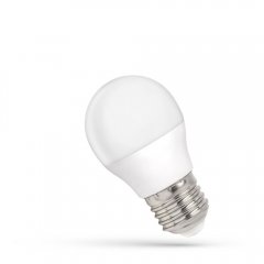 Żarówka LED Kulka 4W E27 CW WOJ + 13033_4W Spectrum