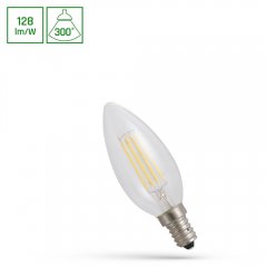 Żarówka LED COG Świecowa 5,5W E14 WW WOJ + 14387_5.5W Spectrum